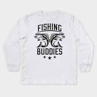 Angler Buddies Fishing Kids Long Sleeve T-Shirt